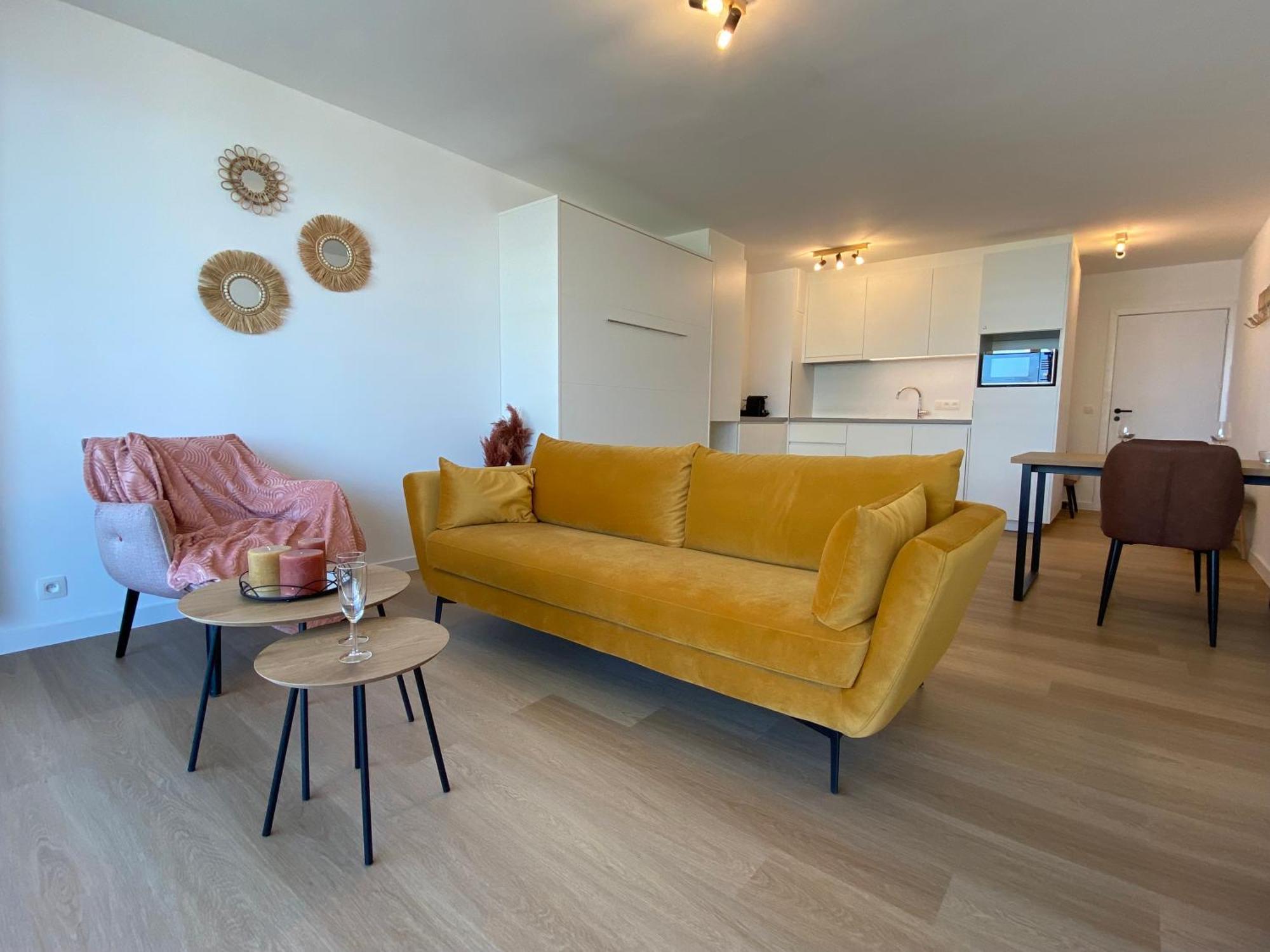 Sky Sea View Studio Остенде Екстериор снимка